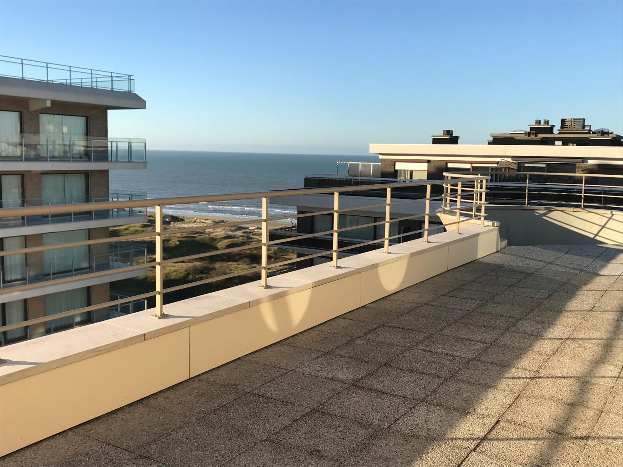 Duplex Penthouse Super Zeezicht De Panne Exterior foto
