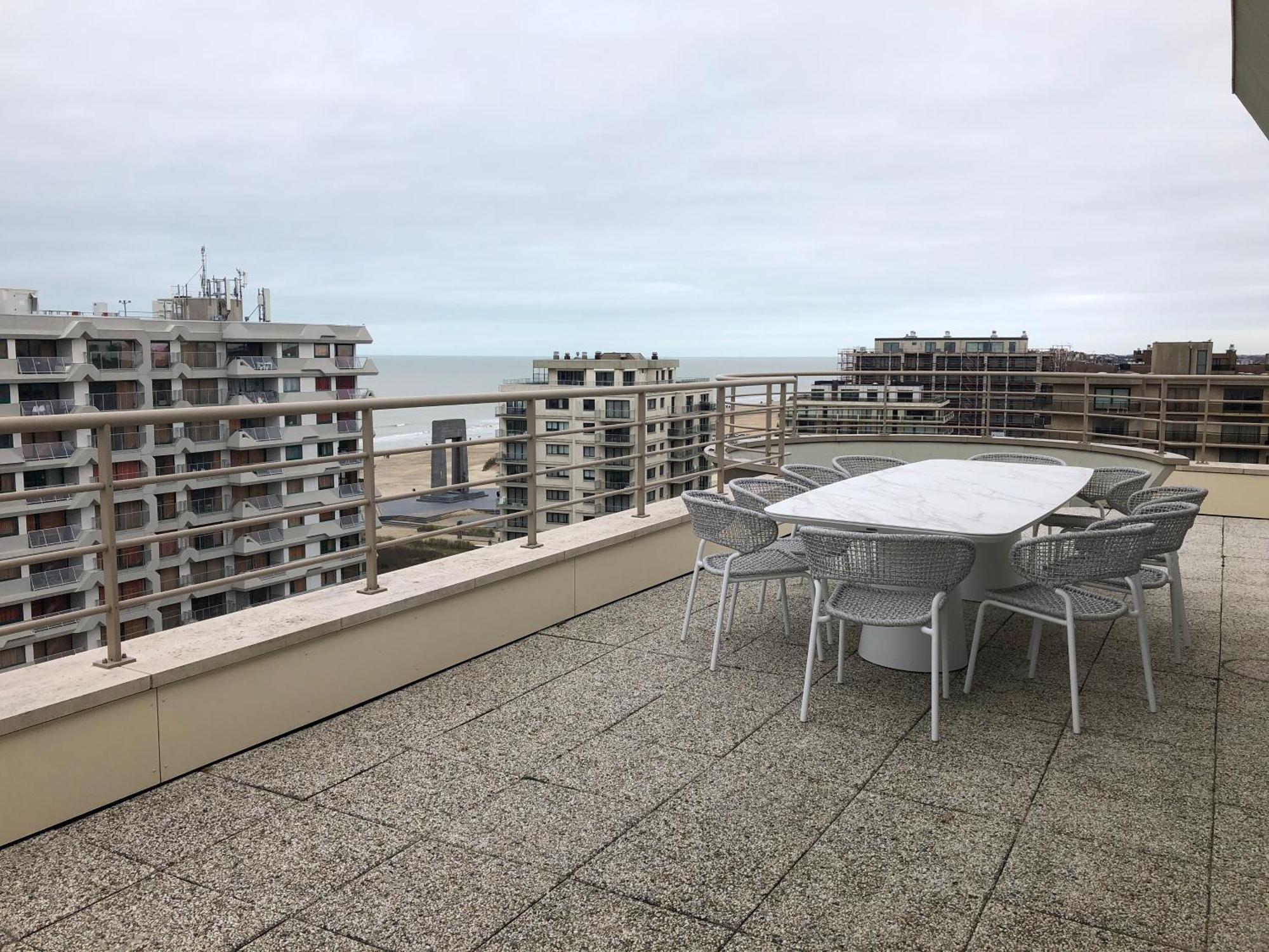 Duplex Penthouse Super Zeezicht De Panne Exterior foto